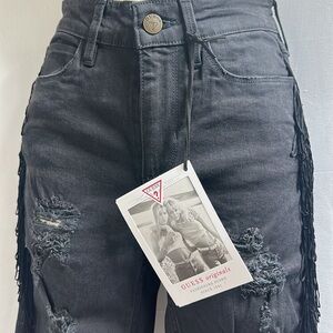 Guess Originals 1981 skinny with fringe jeans